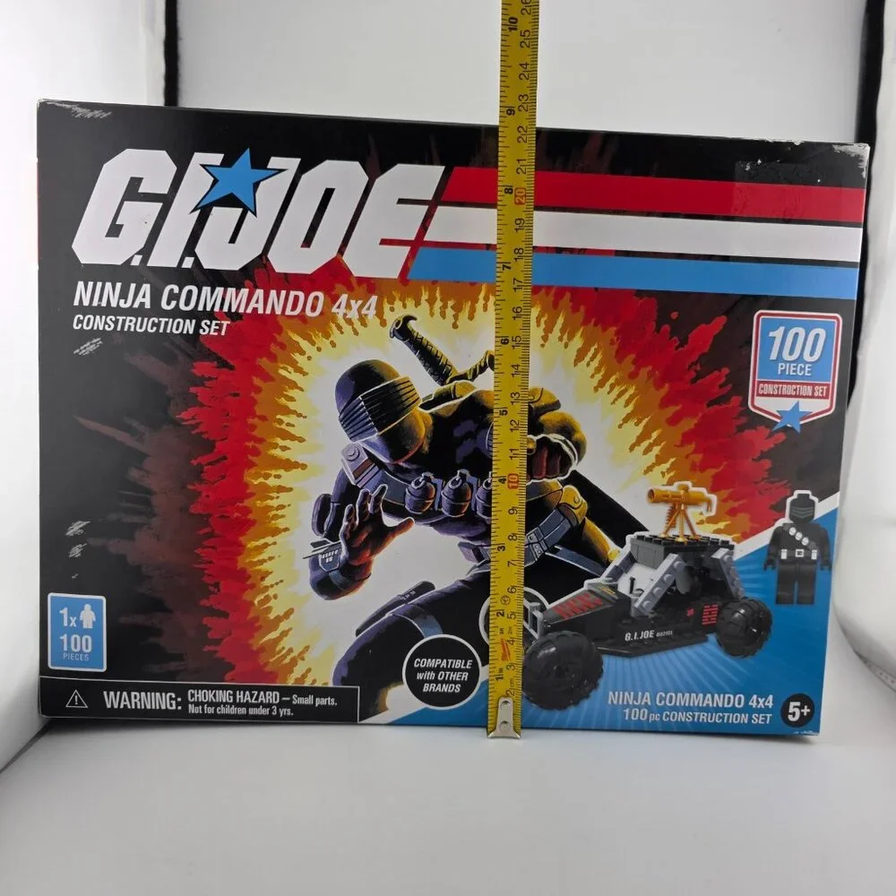 2020 Forever Clever G.I. Joe: Ninja Commando 4x4 100 Pieces Construction Set NEW